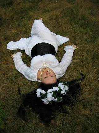 女人，女性，白，年轻，模型，夫人，构成