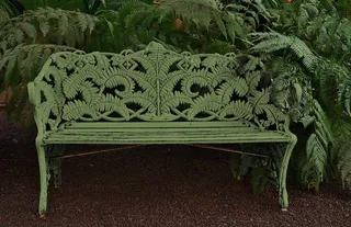 公园长椅，长凳，座位，自然，放松，户外