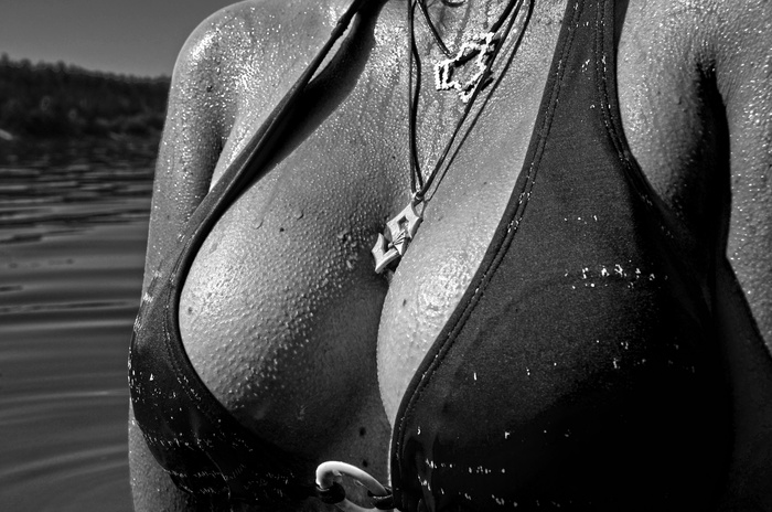 乳房，一个，曲线，女人，女性，乳房