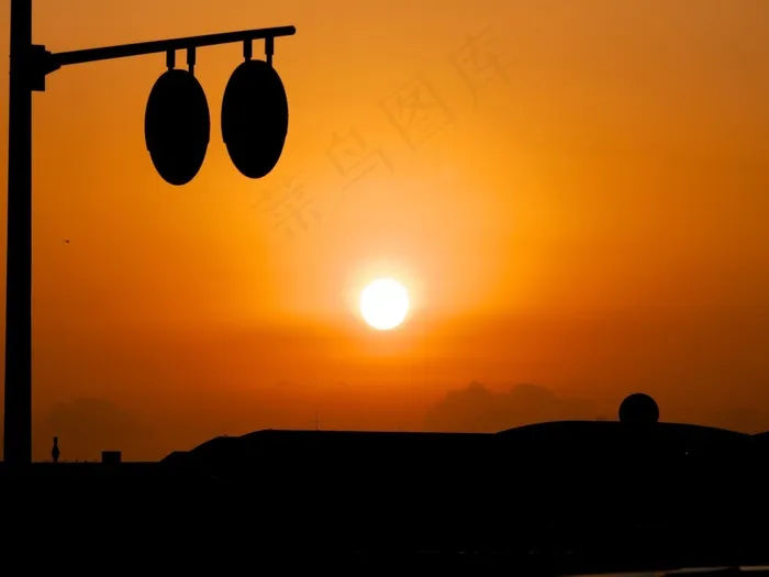 日落，光线，天空