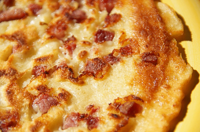 火腿煎饼，脆皮，美味，Kross，爽朗