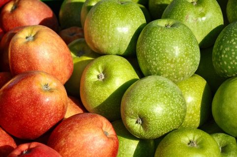 苹果，水果，食品