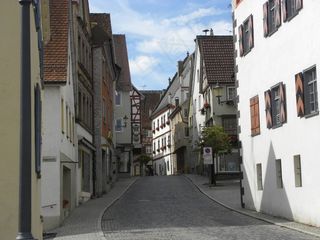 Munderkingen，旧城区，木结构建筑