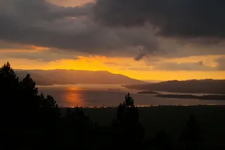 哥斯达黎加，日落，自然，暮光之城，景观