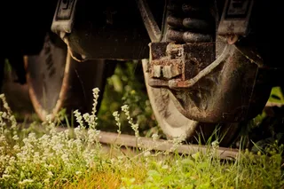 车轮，铁锈，老，金属，车轮，铁路，钢