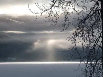 卡尼姆，湖，不列颠哥伦比亚省，加拿大，风光