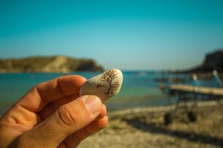 石头，拉古纳，拉尔沃斯湾，自然，手册，艺术