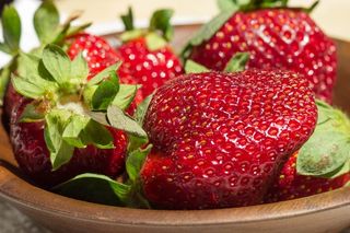 草莓，水果，食品，新鲜，健康，浆果，甜