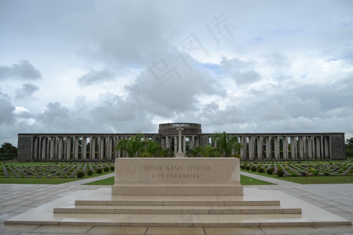 仰光，Hmawbi，缅甸，纪念馆，纪念碑，墓地