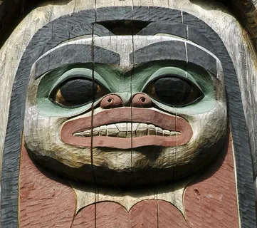 木，图腾，本机，符号，美国原住民，部落