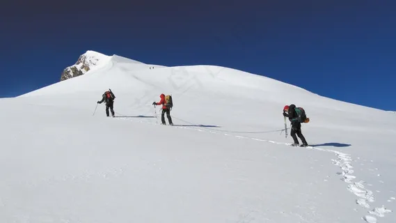 乌尔里希斯霍恩，山，阿尔卑斯山，登山，雪