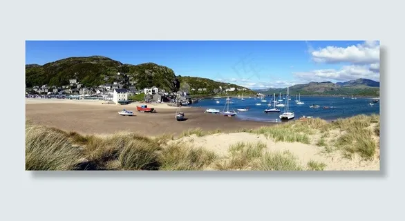 巴茅斯，威尔士，船，港口，沙子，毛达德