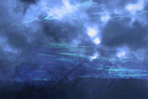 海洋，深，海，水，水下，心情，抽象