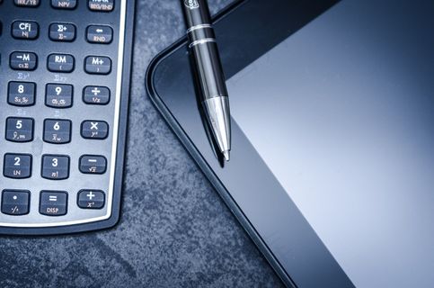 平板电脑，计算器，业务，笔