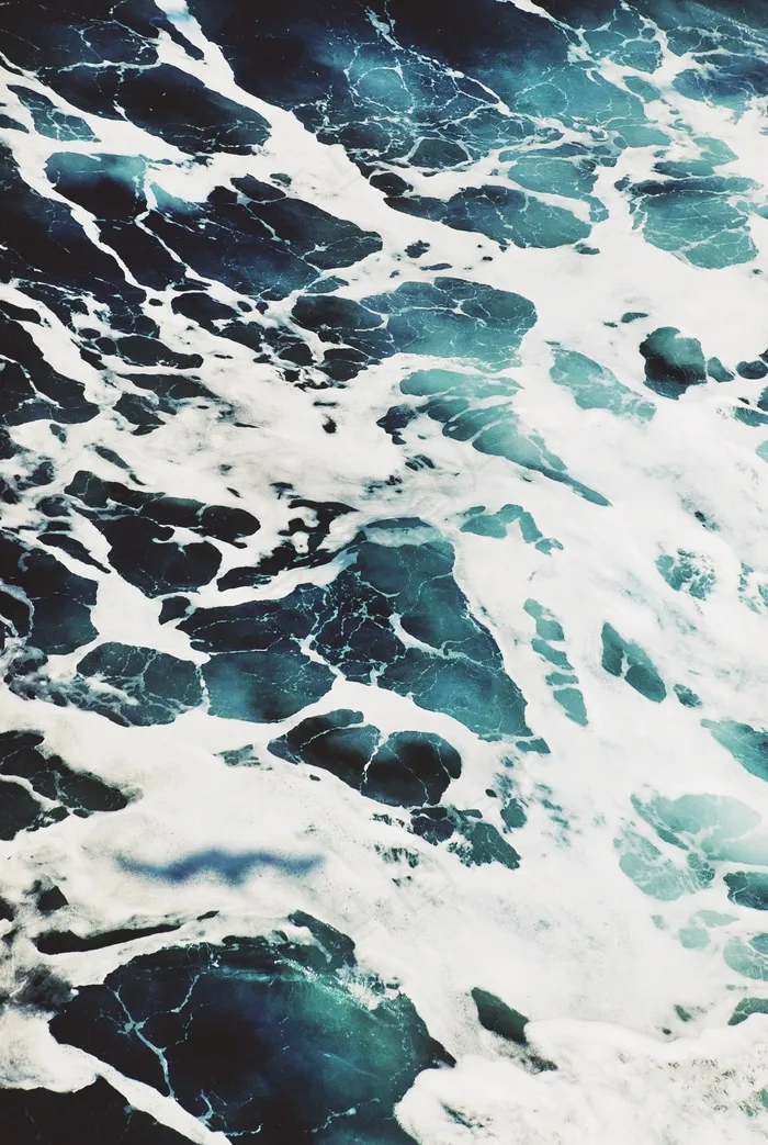 水，泡沫，沧海，海洋，性质，深度，深渊，白色