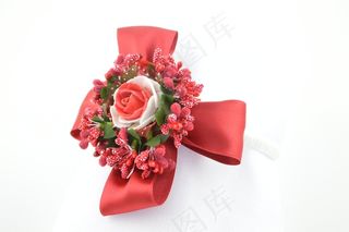 红玫瑰，发箍，红色