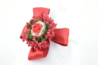 红玫瑰，发箍，红色