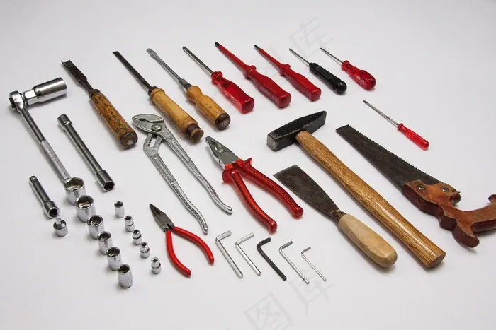 工具，设备，工作，工艺，内六角，拨浪鼓，钳
