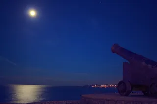 火炮,天空,屏幕截图,轿车,灯,夜炮城堡月亮