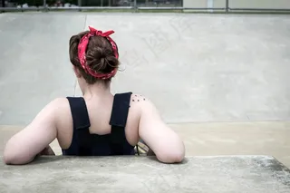 女人，纹身，思维，人，女孩，年轻，看看