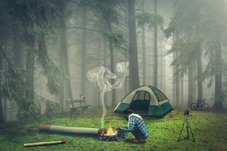 宾夕法尼亚州，自然，雾，烟雾，冬季天气，凉爽，吸烟