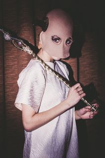 模型，女孩，连衣裙，视图，美女，黑暗的背景