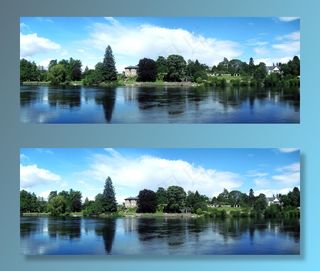 河，泰河，海滨房屋，苏格兰，水