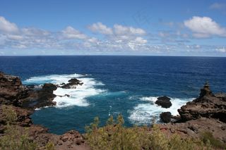 夏威夷，毛伊岛，热带，自然，波浪，蓝色，天空，海洋