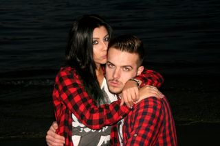 情侣，爱情，美女，浪漫，水，海滩