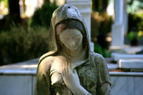 圣母玛利亚,雕像,女人 圣母玛利亚,雕像,女人