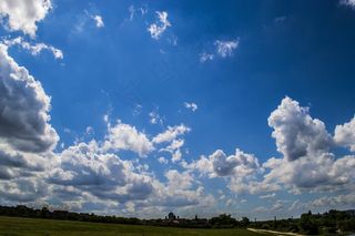 大教堂，1月，云，蓝色，天空，蓝天，云