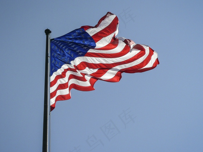 美国，国旗，国家，红色，白色，蓝色