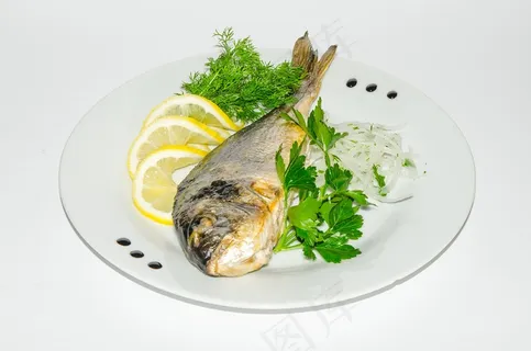 鱼，炸，卖肉，煎炸，烤串，烤肉串，芒果