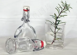 静物，瓶，怀旧，装饰