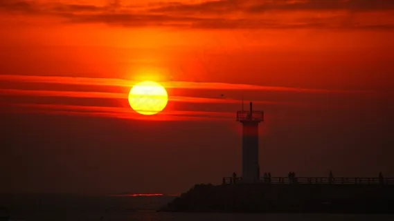 日出，瑞川，旅行，马良坡区，枪口