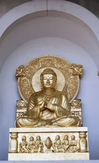 伦敦和平塔，佛，宗教，雕塑