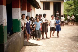 学校，托儿所，儿童，印度，门格洛尔，童年