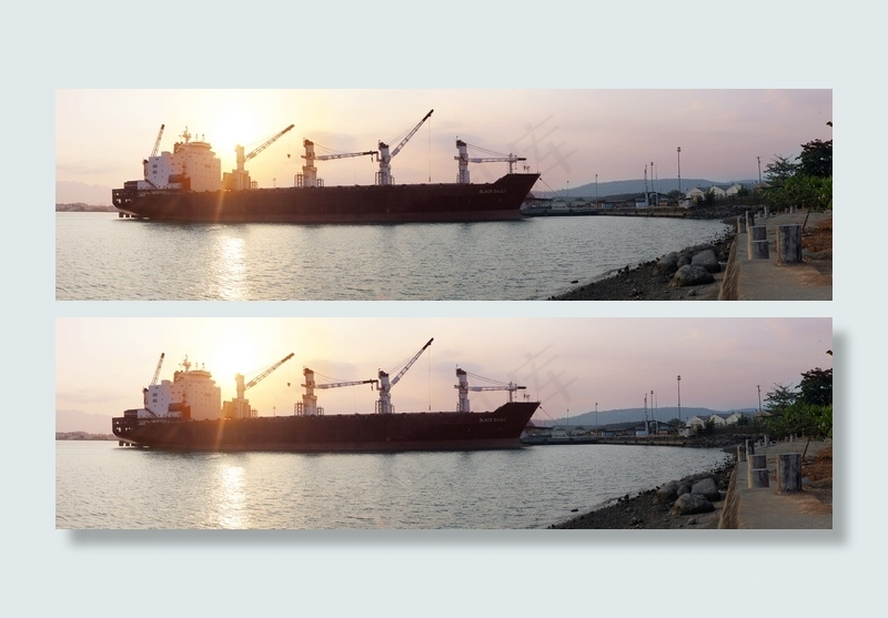 船舶，海洋，日落，S，沧海，旅行，船，船只