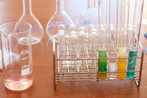 实验室，化学，主题，化学，瓶