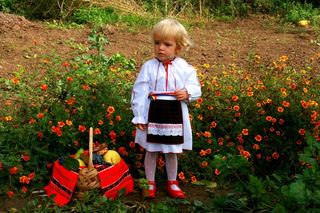 儿童，女孩，农妇，角色扮演，水果，用品