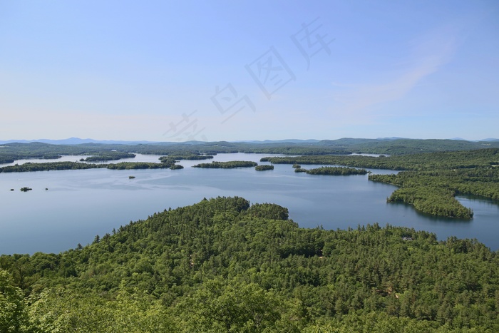 湖泊,江河,海洋,天空,风景,水树湖海景