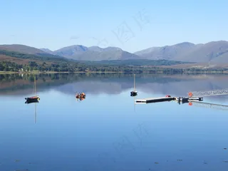 尼斯湖，苏格兰，船，湖，水，景观，自然