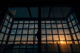 窗,窗户,建筑,彩绘玻璃,天棚,机库窗口