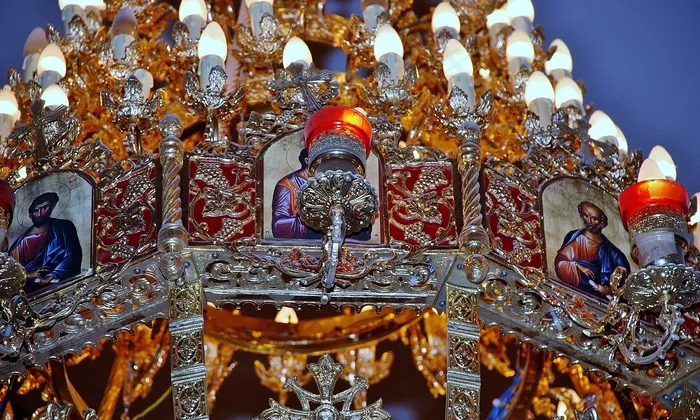 枝形吊灯，天花板，天花板灯具，浅，黄色