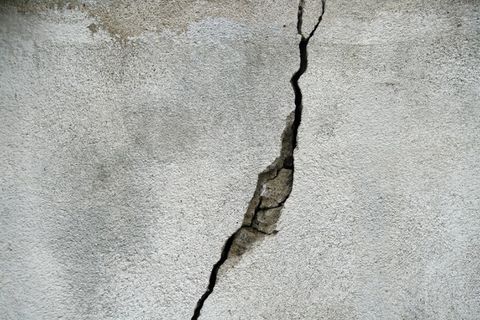 裂缝，墙，混凝土，纹理，石头，风化