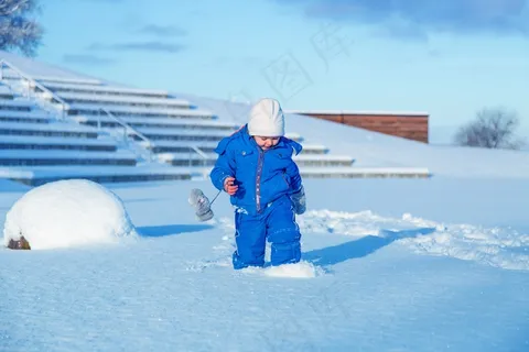 雪,儿童,女孩,冷,儿童,冬季,乐趣,寒冬 雪,儿童,女孩,冷,儿童,冬季,乐趣,寒冬