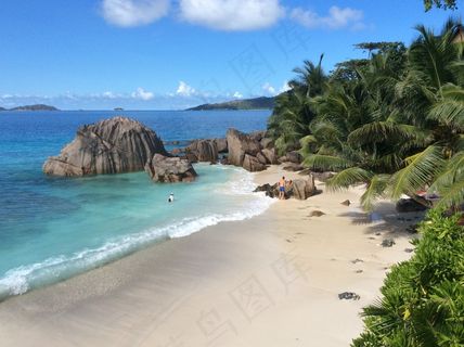 塞舌尔,拉迪格岛,海滩,热带,岛屿,天堂 塞舌尔,拉迪格岛,海滩,热带,岛屿,天堂