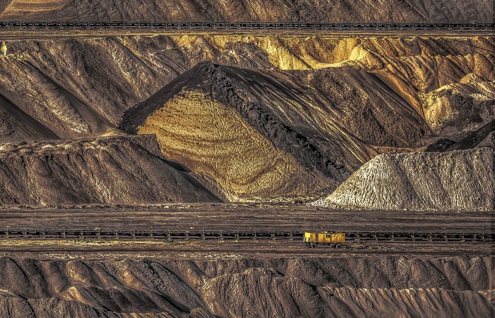 露天采矿，原材料，硬煤，印地