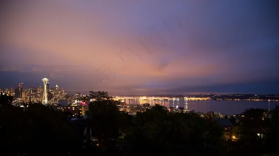 西雅图,太空针塔,夜,晚上,城市,城市 西雅图,太空针塔,夜,晚上,城市,城市