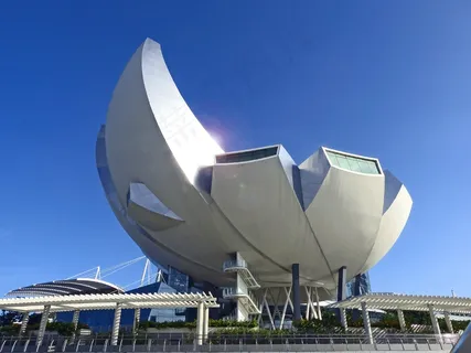 新加坡,科学博物馆,蓝天,地标 新加坡,科学博物馆,蓝天,地标